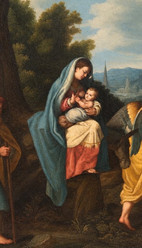 La Sainte Famille — Copie du XIXᵉ siècle d’après Ludovico Cardi, dit Cigoli-photo-3