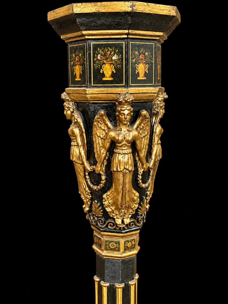 HARPE À PÉDALES DE FREDERICK GROSJEAN Londres, vers 1820-photo-1