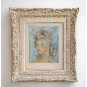 Jean-Gabriel Domergue (1889-1962) Portrait d’élégante