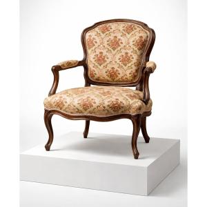 Fauteuil cabriolet d’époque Louis XV – XVIIIe siècle