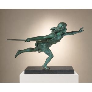 Chasseresse au javelot Émile Joseph Carlier, vers 1920