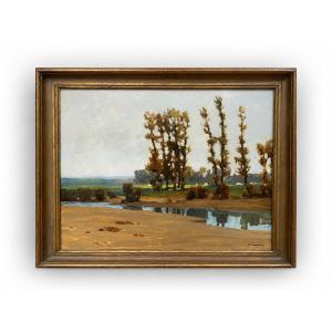Jean Camille Cipra (1892–1952) – River Landscape
