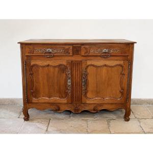 Saintonge-style Wedding Sideboard Made Of Cherry Wood—18th Century
