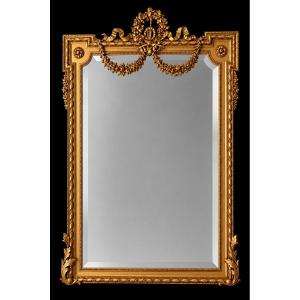 Large Louis XVI Mirror, Napoleon III Period