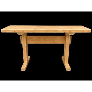 Charlotte Perriand — Solid Pine Table For Les Arcs, Circa 1970–1975