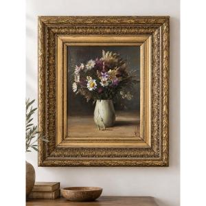 Bouquet de fleurs — France, fin du XIXᵉ siècle