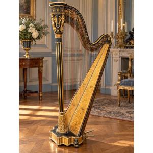 Frederick Grosjean's Pedal Harp London, Circa 1820
