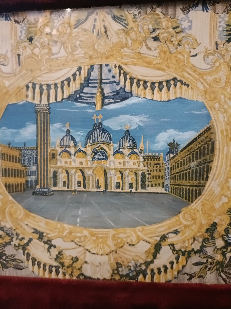Grand Tour 19th Century Engravings Cut Outs -photo-4