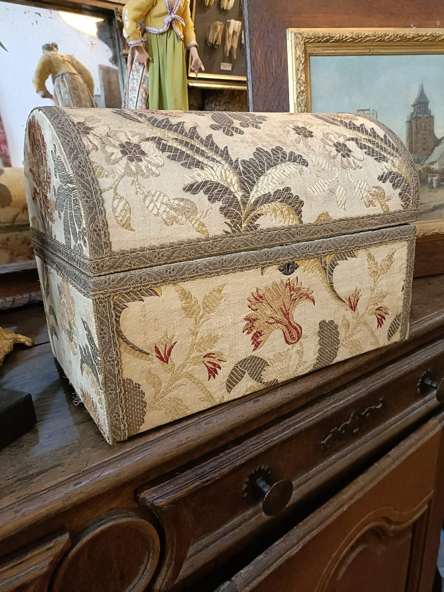 Antique Fabric Box