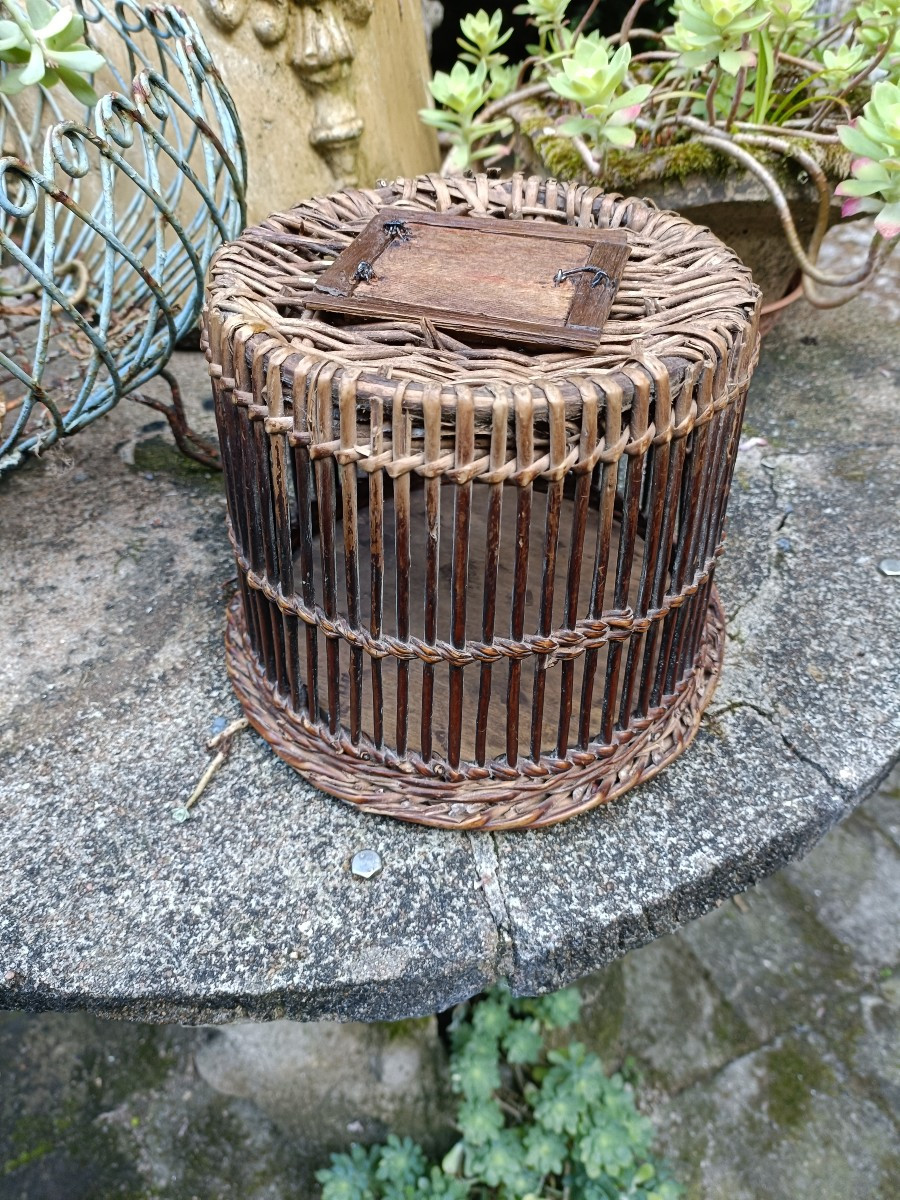 Rare Wicker Cage