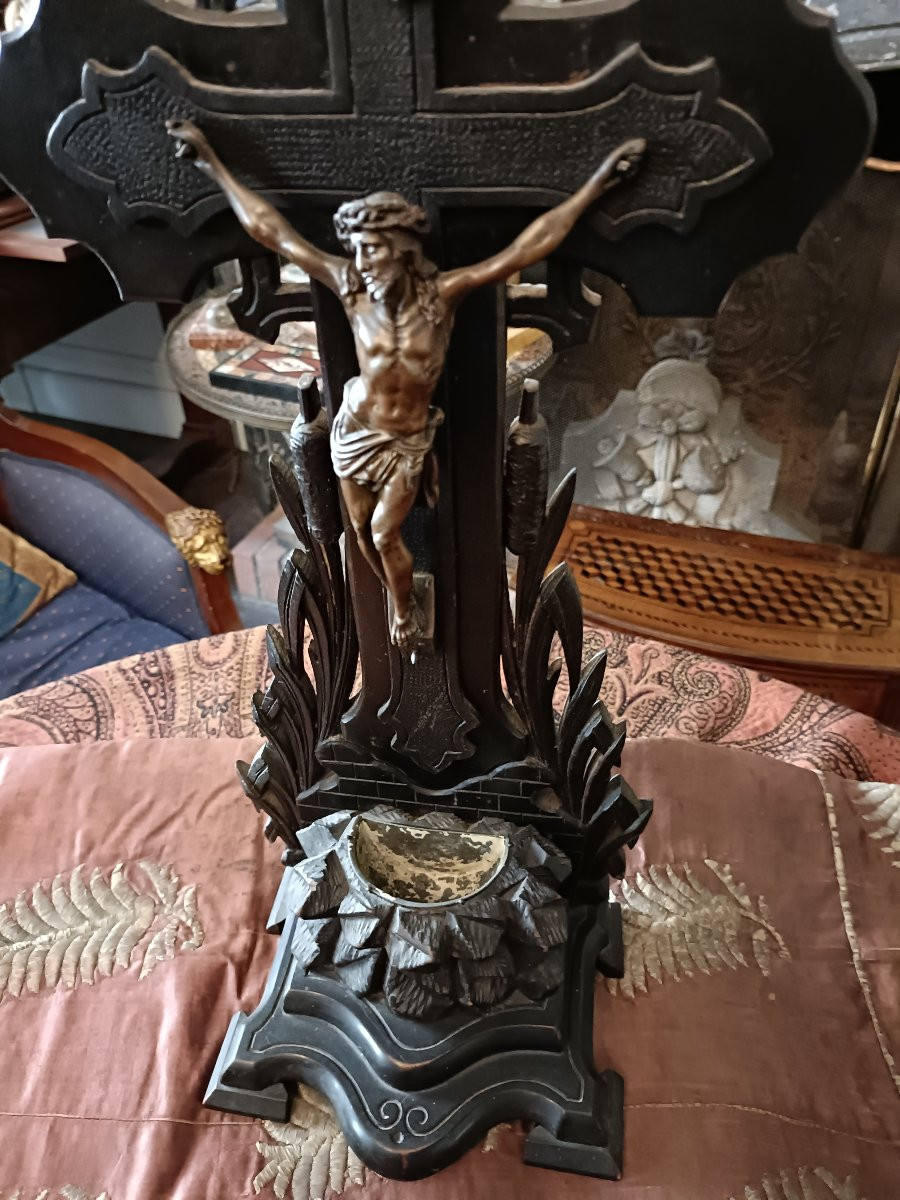Grand chapelet et christ bénitier -photo-2