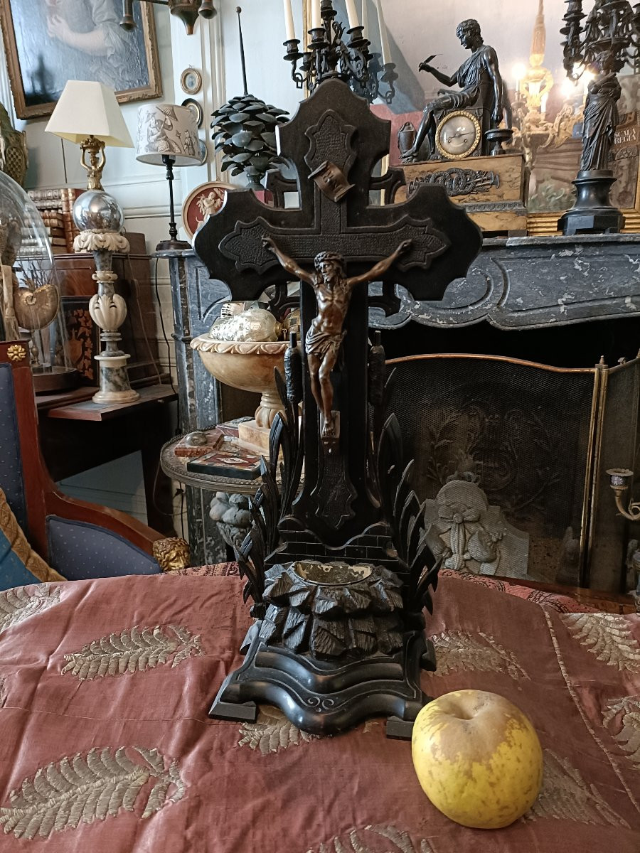 Grand chapelet et christ bénitier -photo-3