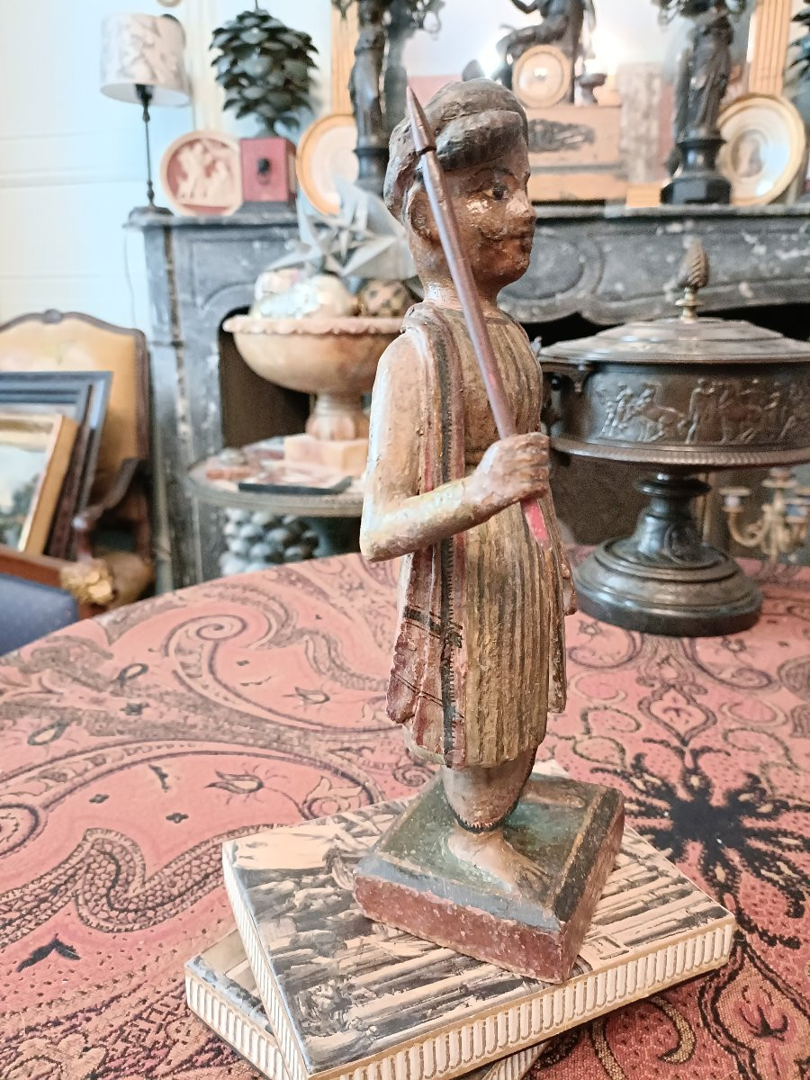 Papier-mâché Character. India. Early 20th Century.-photo-4