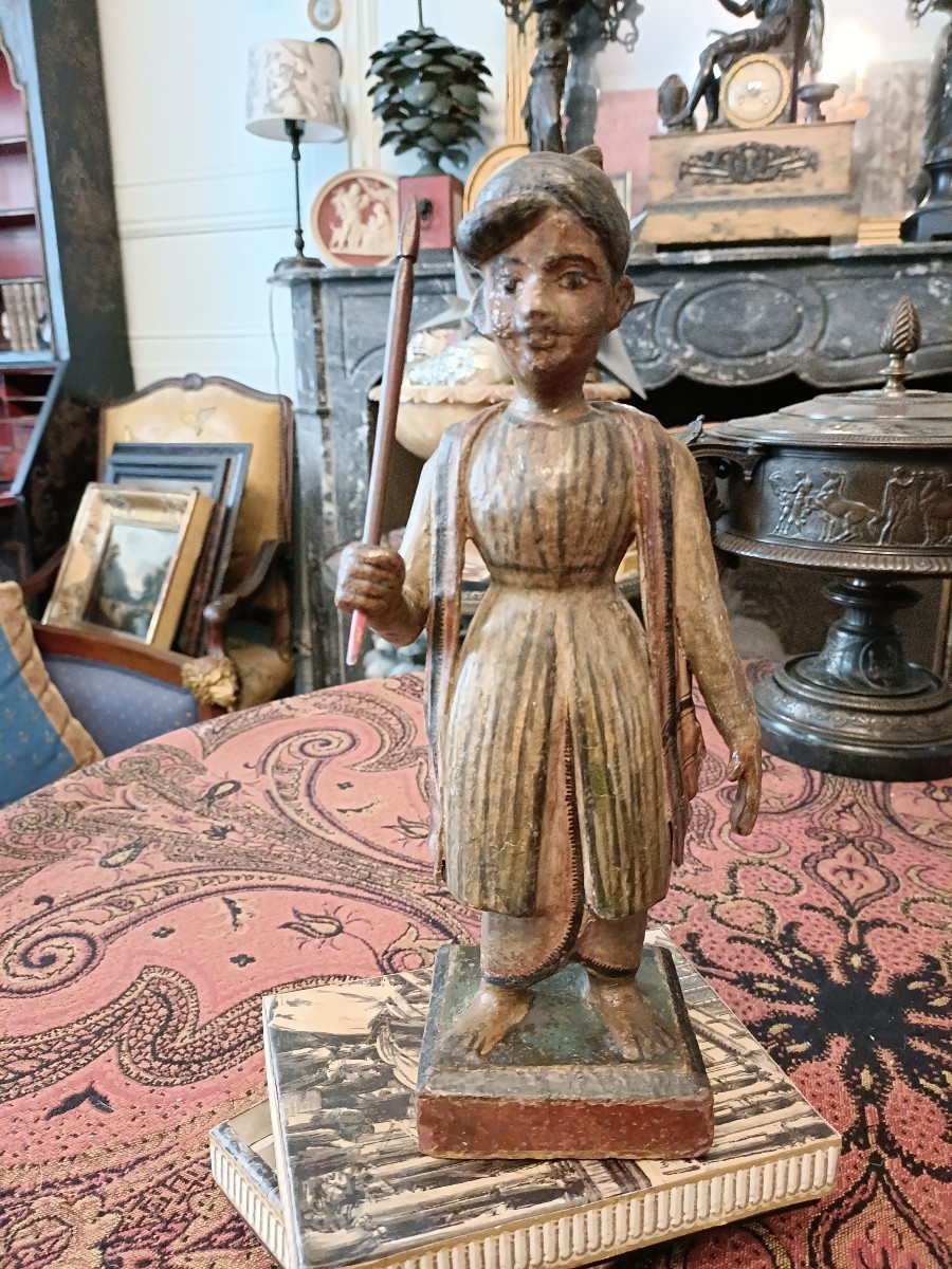 Papier-mâché Character. India. Early 20th Century.