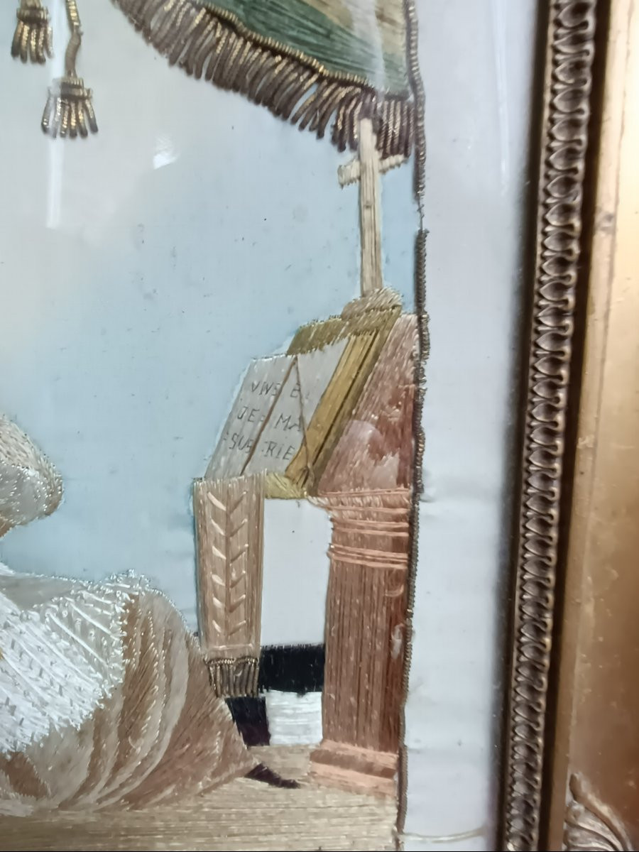 Broderie début XIX siecle-photo-3