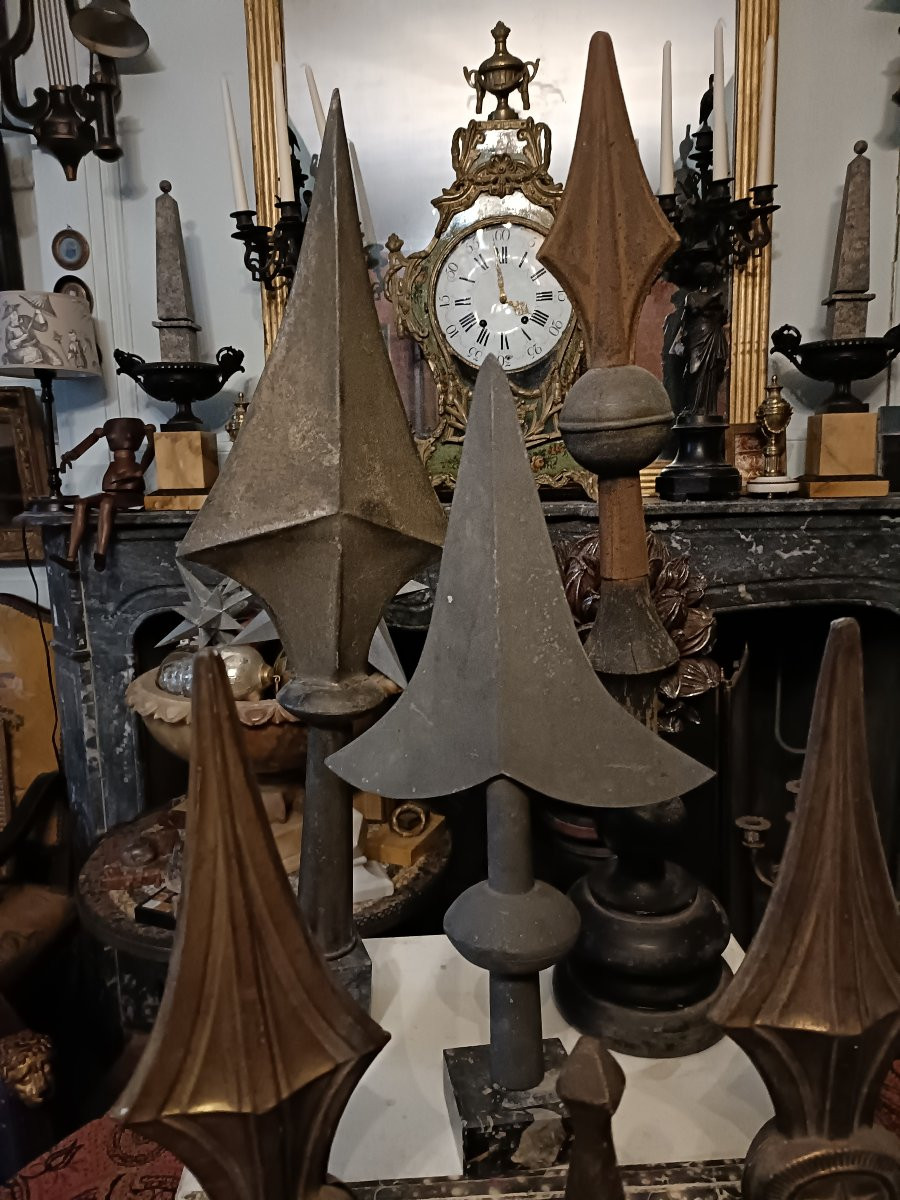 Collection de 9 pointes de hampes.-photo-4