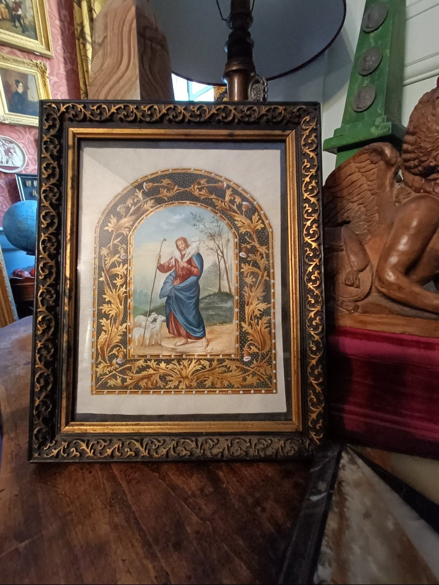 Illuminated Manuscript On Vellum. 19th Century -photo-4