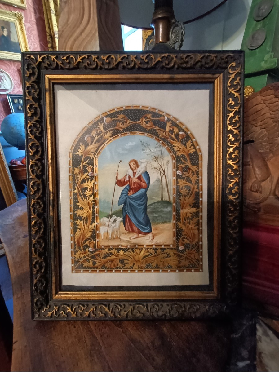 Illuminated Manuscript On Vellum. 19th Century 