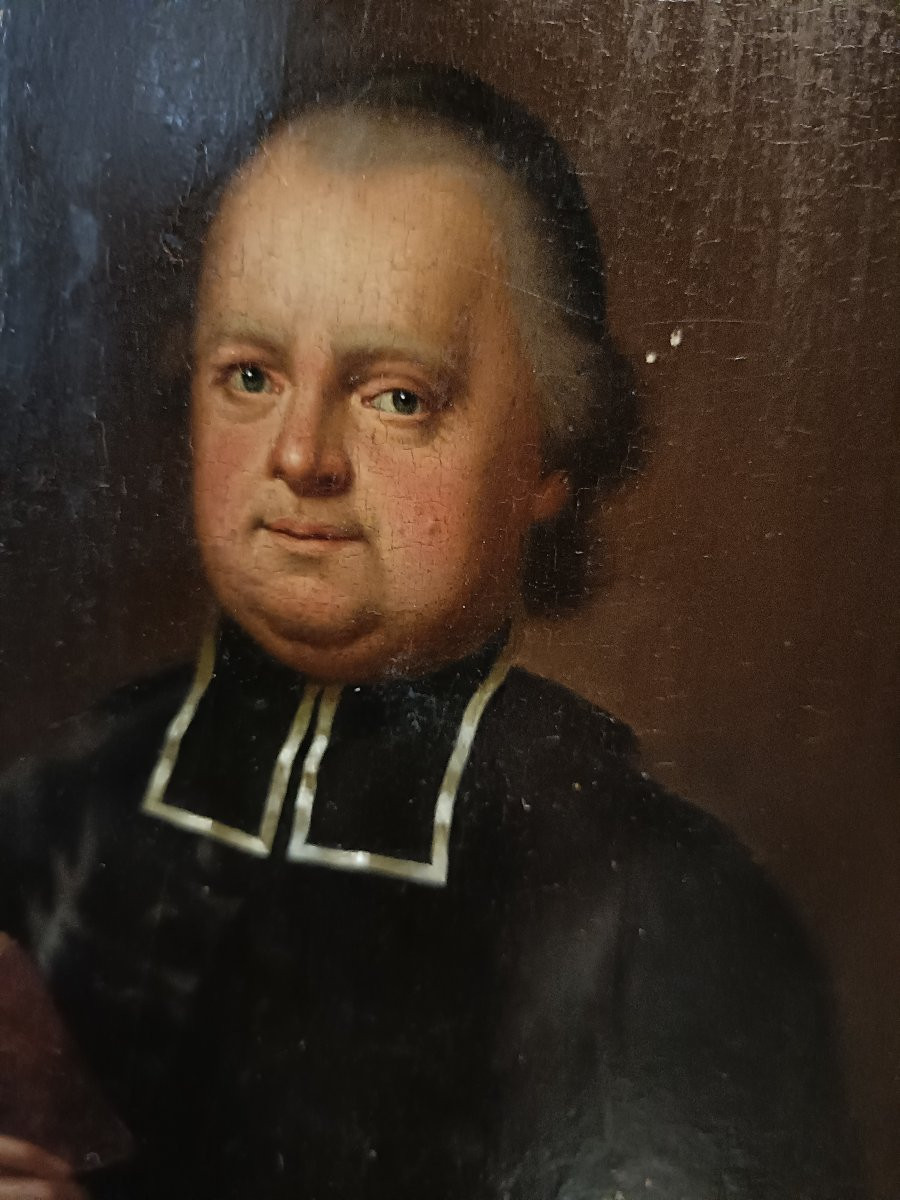 HSP portrait d'un écclésiastique XVIII -photo-4
