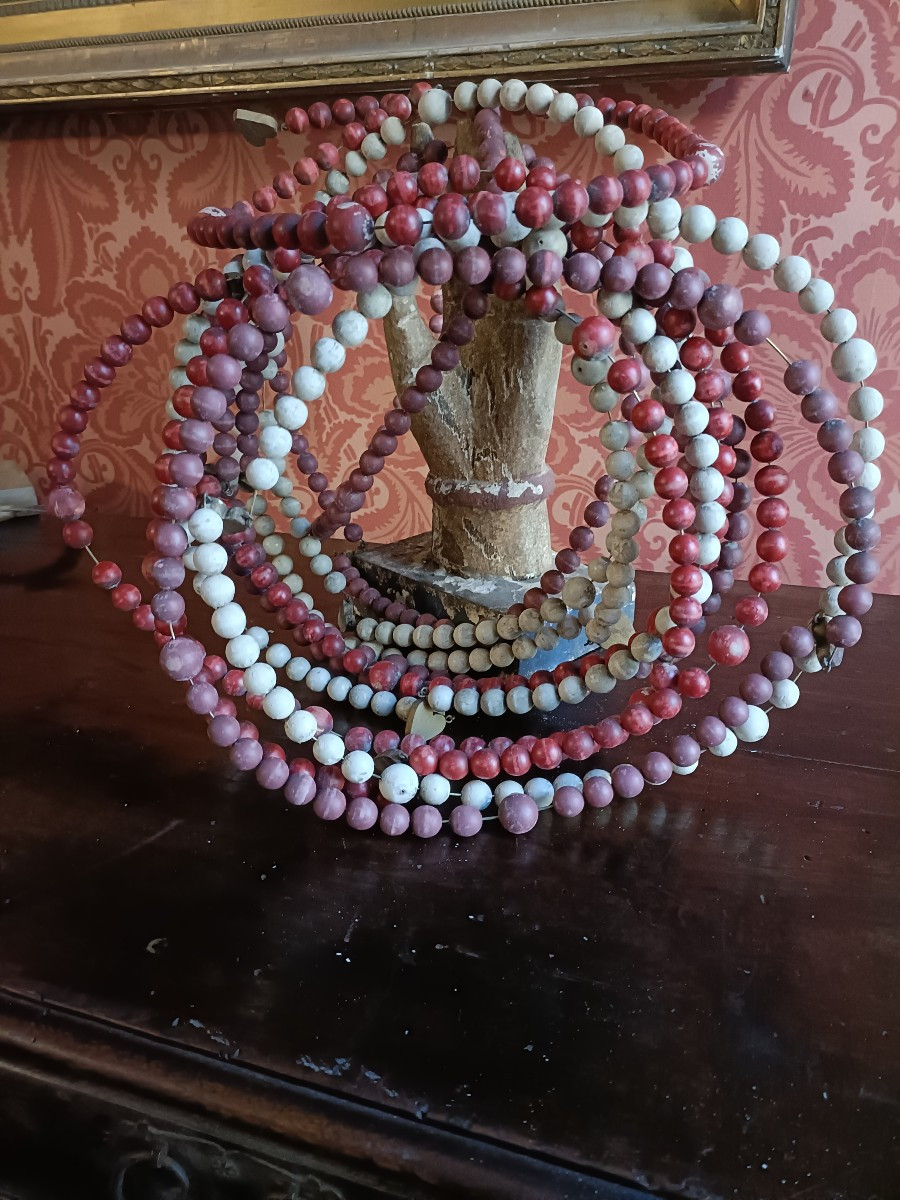 Set Of 13 Wooden Bead Necklaces