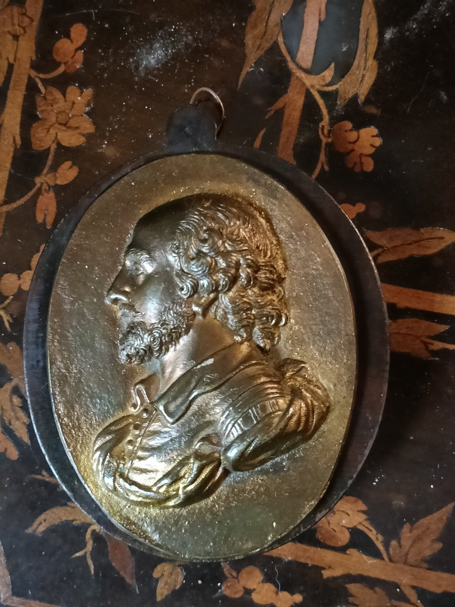 Profil métal doré début XIX-photo-2