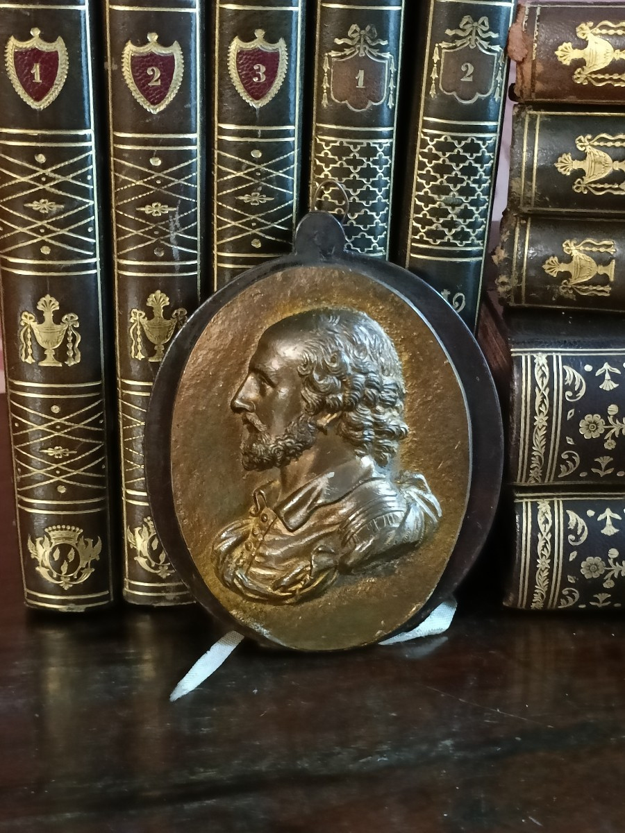 Profil métal doré début XIX