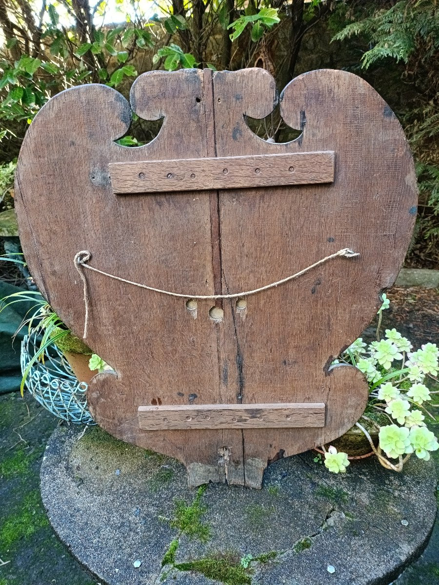 19th Century Carved Wooden Panel -photo-1