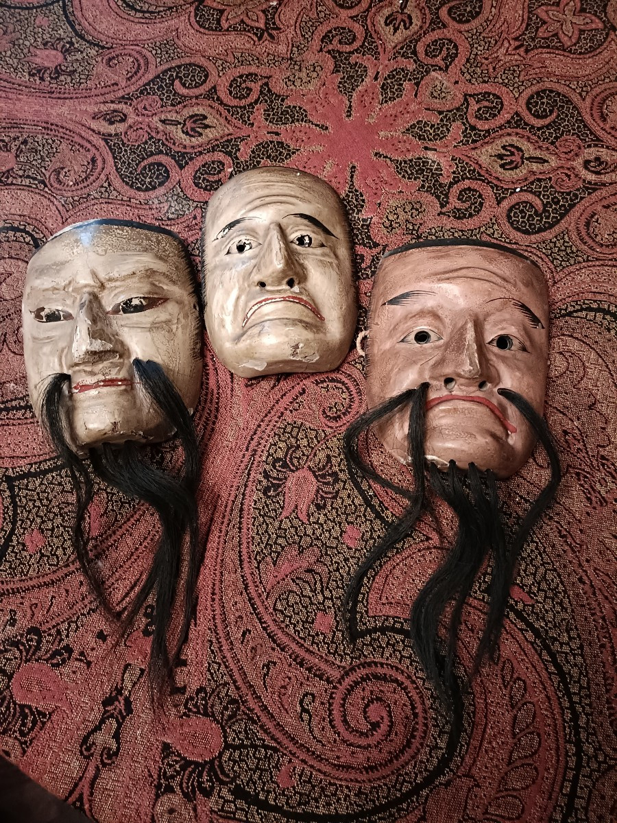 Lot de 3 masques théâtre no. 