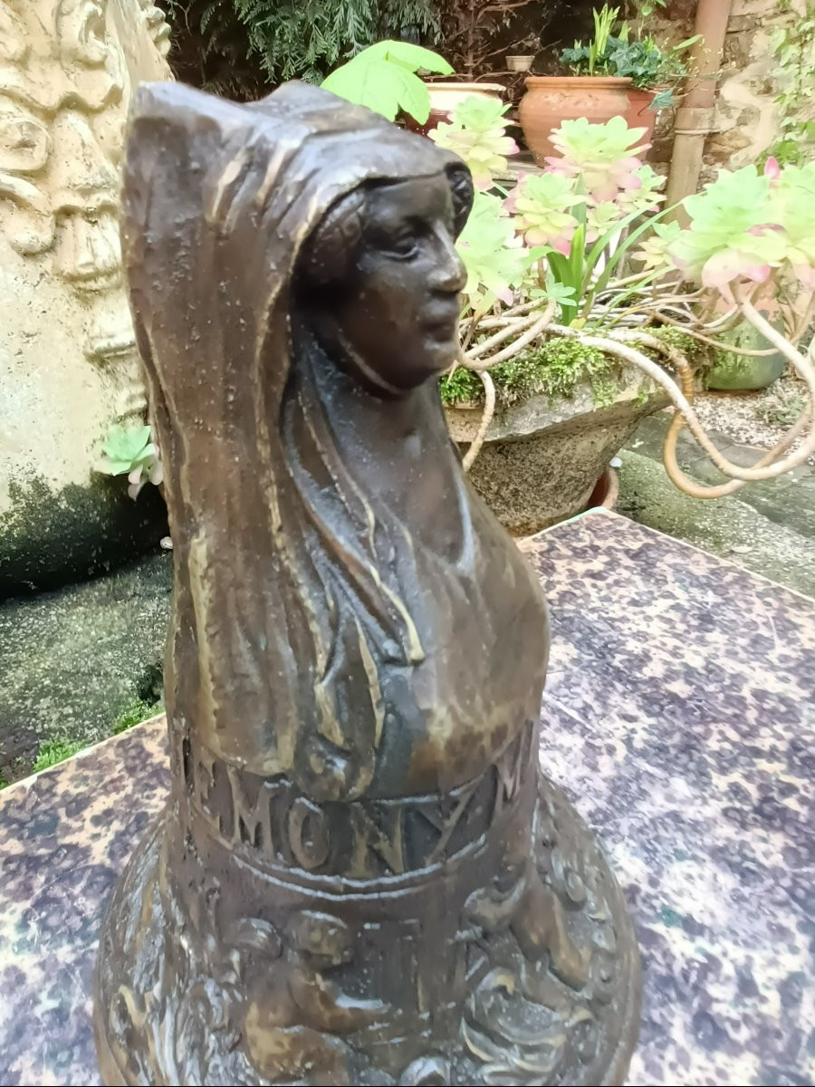 Catherine De Medicis Bronze Bell-photo-2