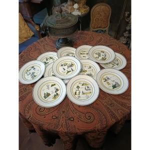 12 Choisy Rebus Plates