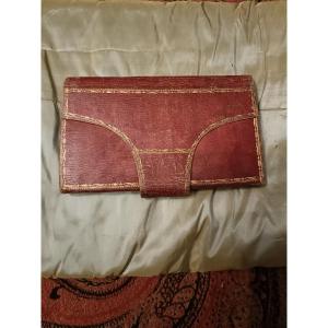 Pochette maroquin XVIII