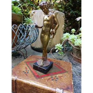 Statuette bronze Narcisse Grand Tour