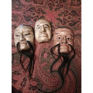 Lot de 3 masques théâtre no.