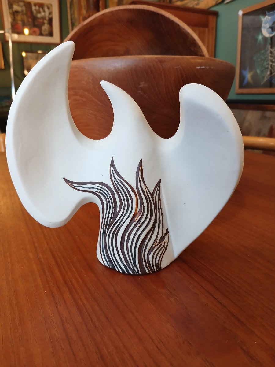 Ceramic Sculpture By Jean Derval-photo-4