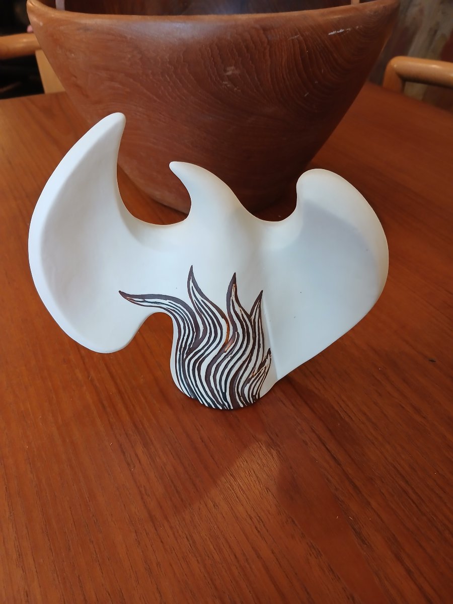 Ceramic Sculpture By Jean Derval-photo-2