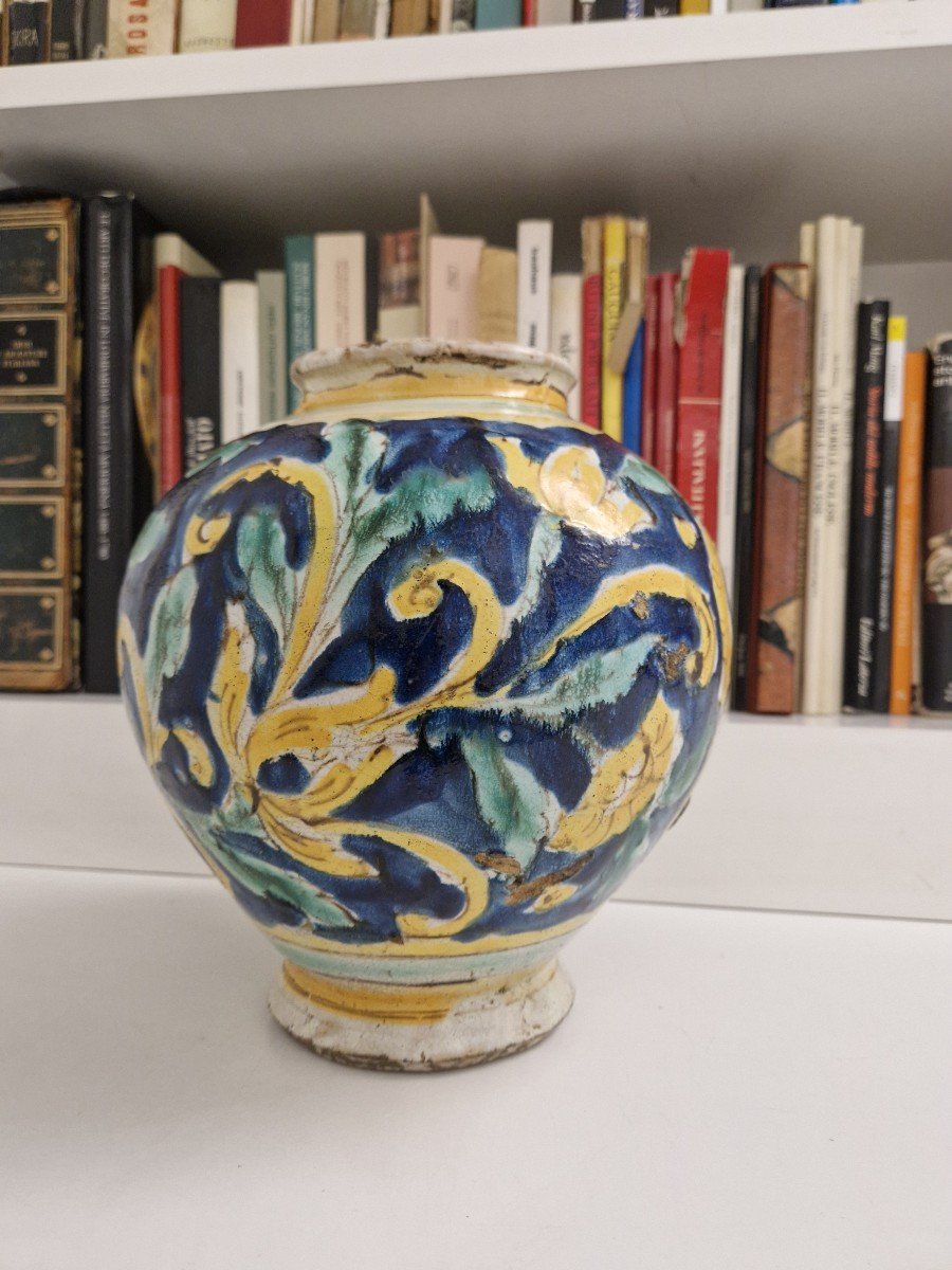 Vase Bol, Caltagirone, XVIIIème Siècle-photo-1