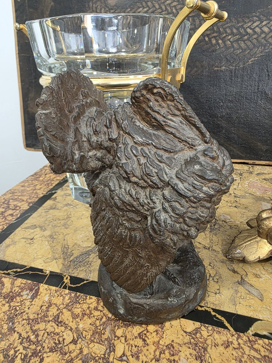 Bronze Turkey Attributable To The Artist Elia Sala-photo-4