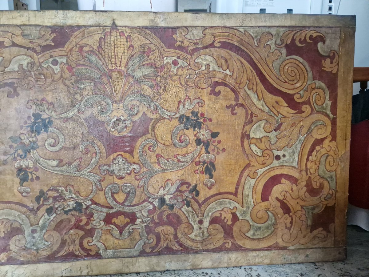 Painted Cordoba Leather Panel-photo-3