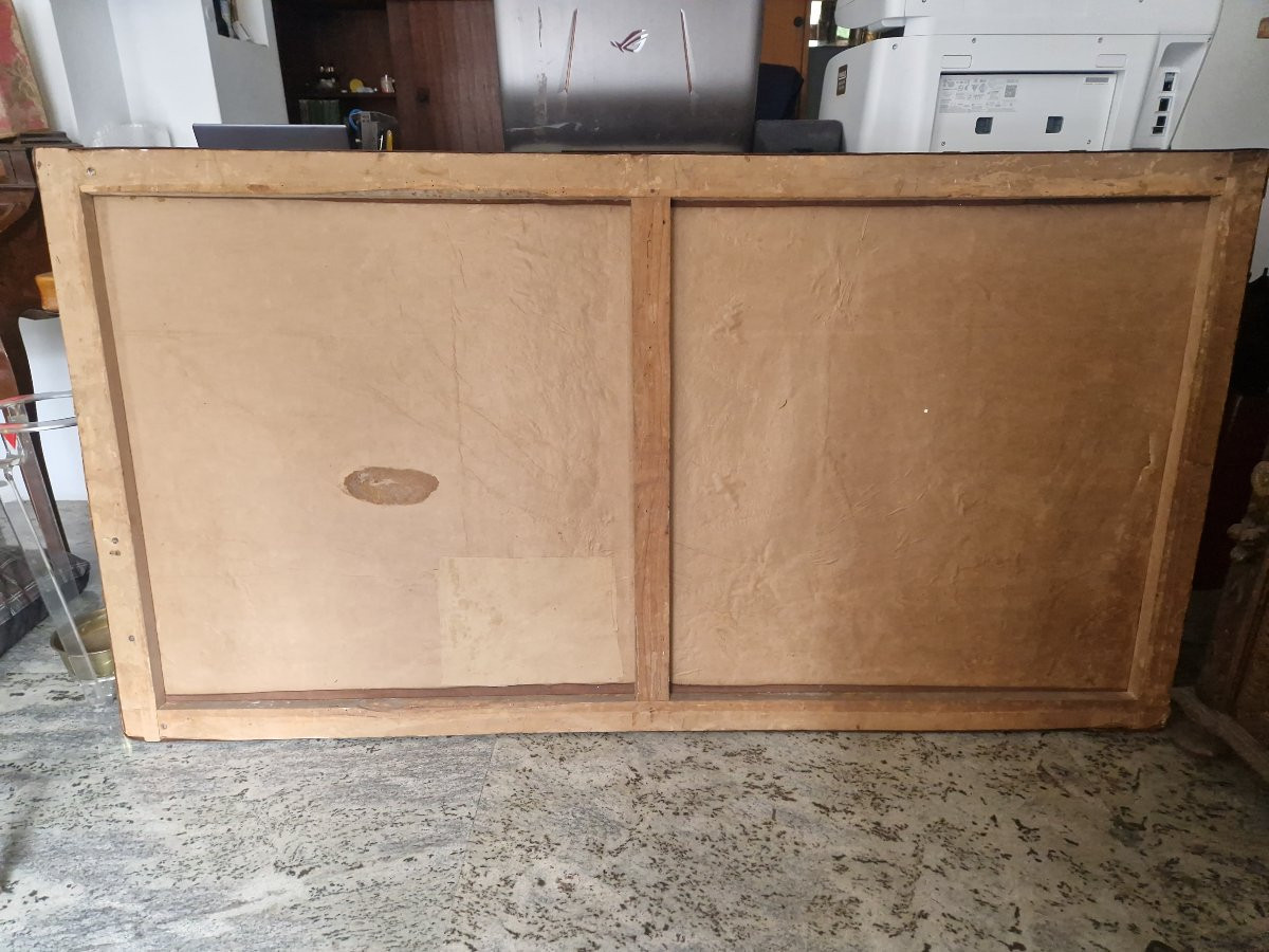 Painted Cordoba Leather Panel-photo-4