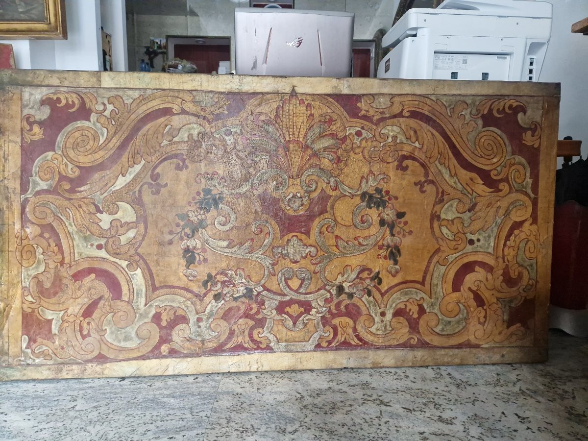 Painted Cordoba Leather Panel-photo-1