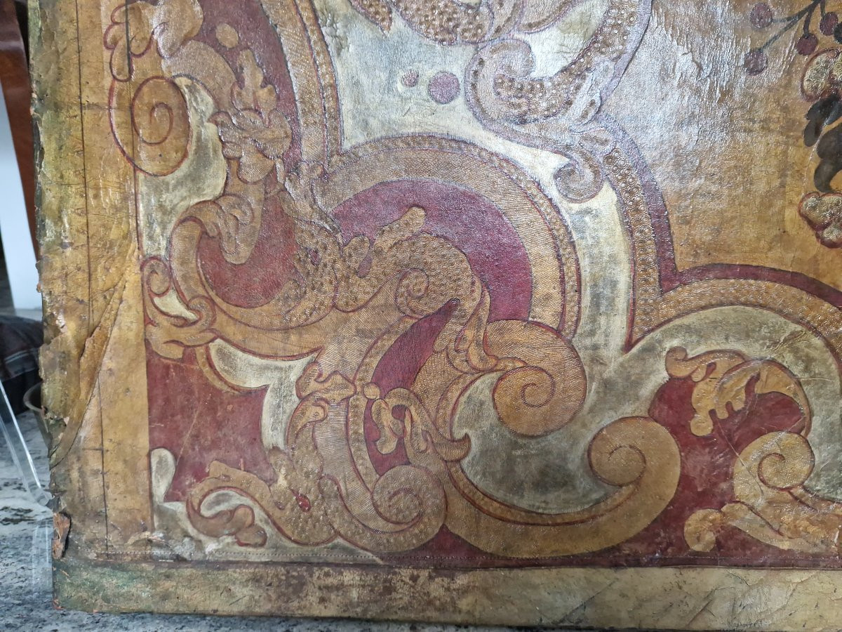 Painted Cordoba Leather Panel-photo-2