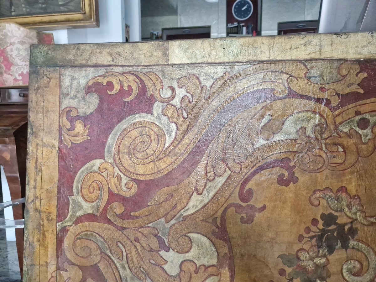 Painted Cordoba Leather Panel-photo-3