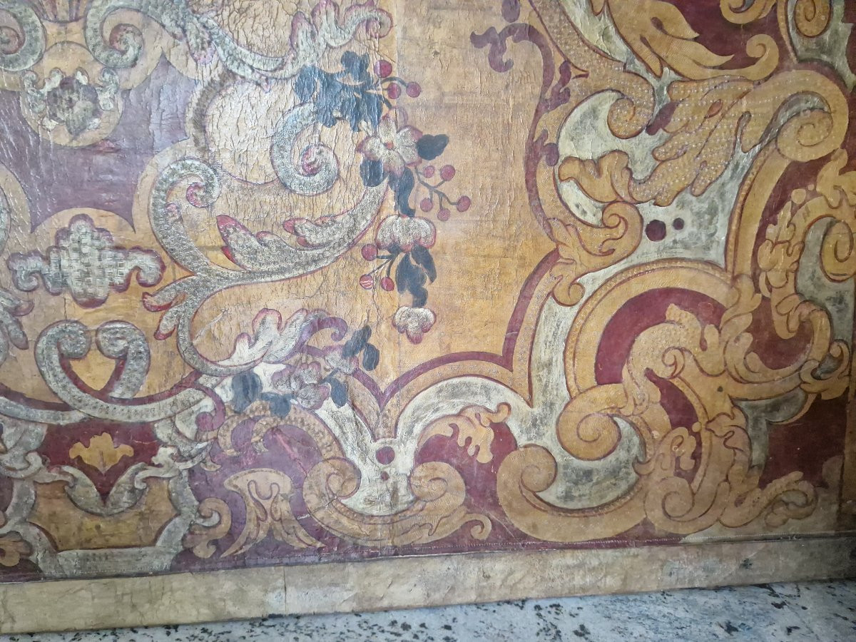 Painted Cordoba Leather Panel-photo-7