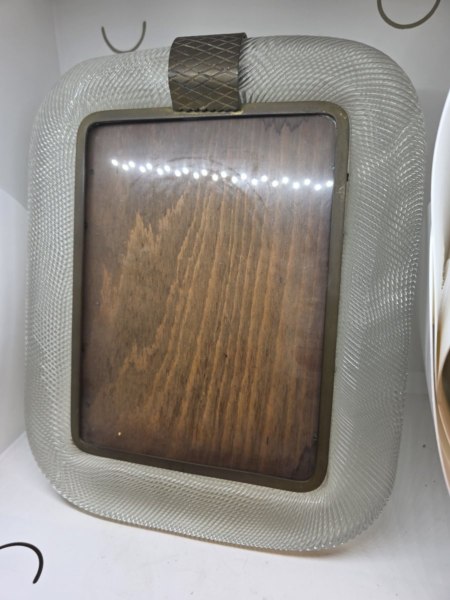 Large Murano Photo Frame From The 40s-photo-2