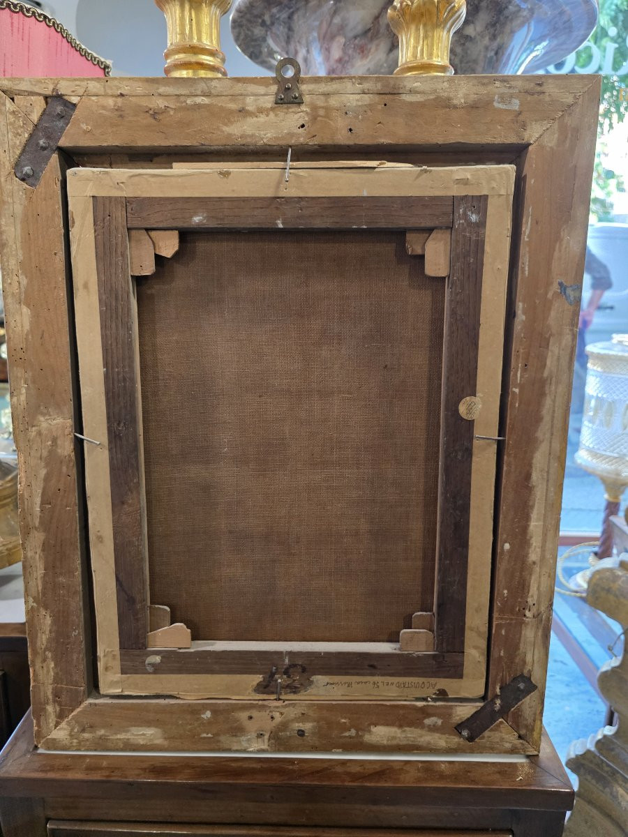 Oil On Canvas Sketch "the Martyrdom Of Saint Peter Of Verona," Late 17th Century-photo-2