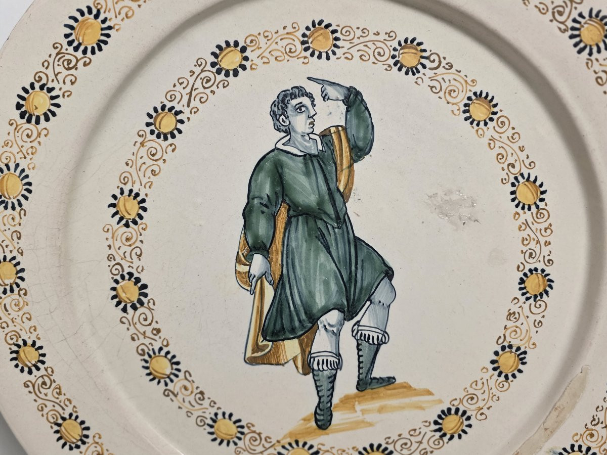 Castelli Plate. Late 16th - Early 17th Century-photo-2