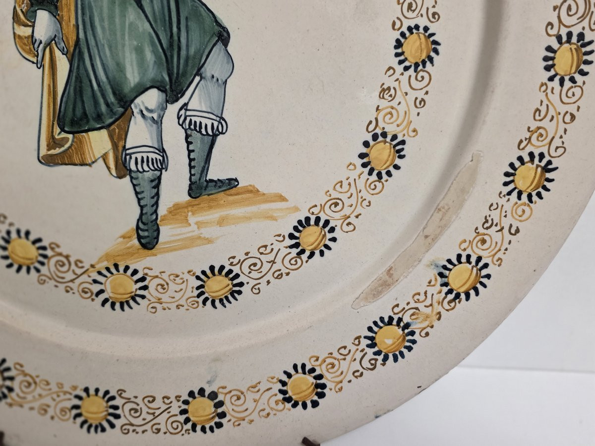Castelli Plate. Late 16th - Early 17th Century-photo-3