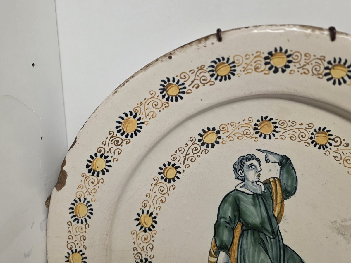 Castelli Plate. Late 16th - Early 17th Century-photo-2