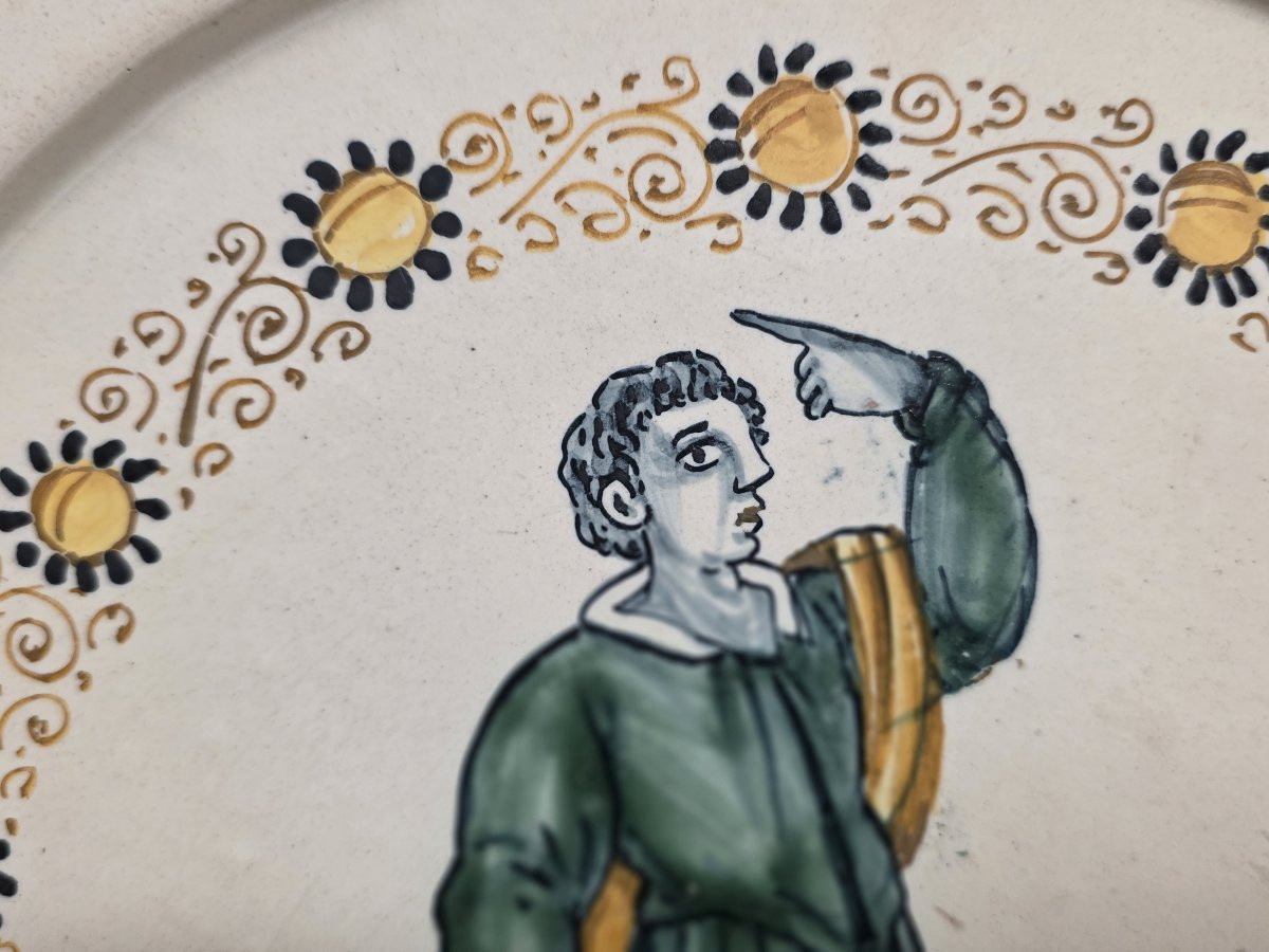 Castelli Plate. Late 16th - Early 17th Century-photo-4