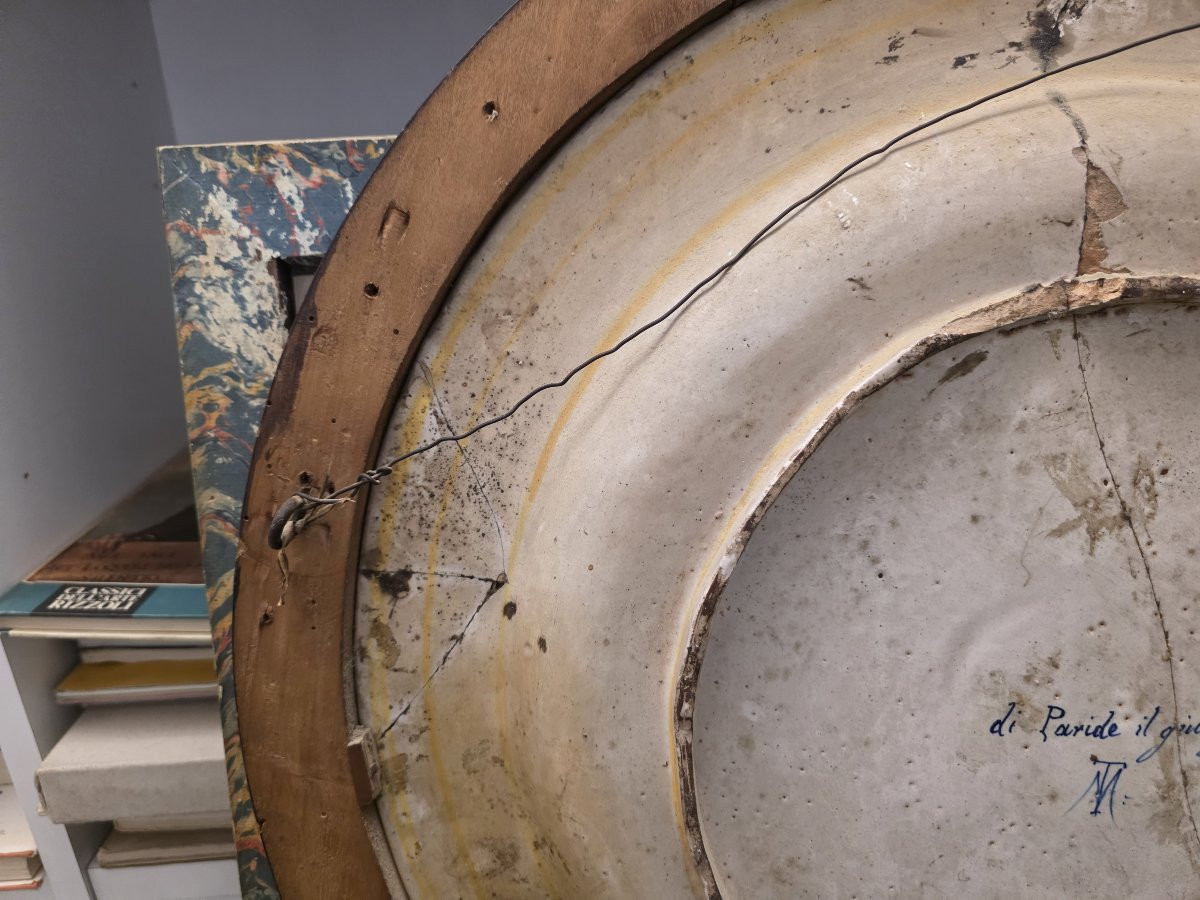 Grande assiette de Pesaro, Tito Magrini, dernier tiers du XIXe siècle-photo-5